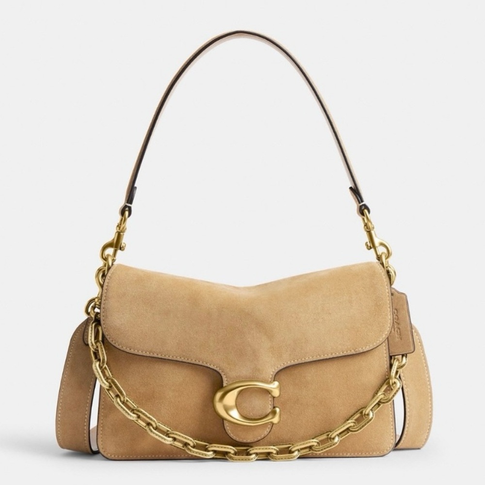 COACH CHAIN TABBY SUEDE